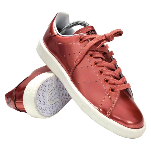 🆕 ADIDAS Stan Smith BOOST Metallic Sneakers - Picture 5 of 10